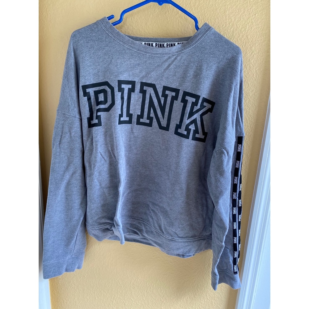 Grey PINK sweatshirt ✨
